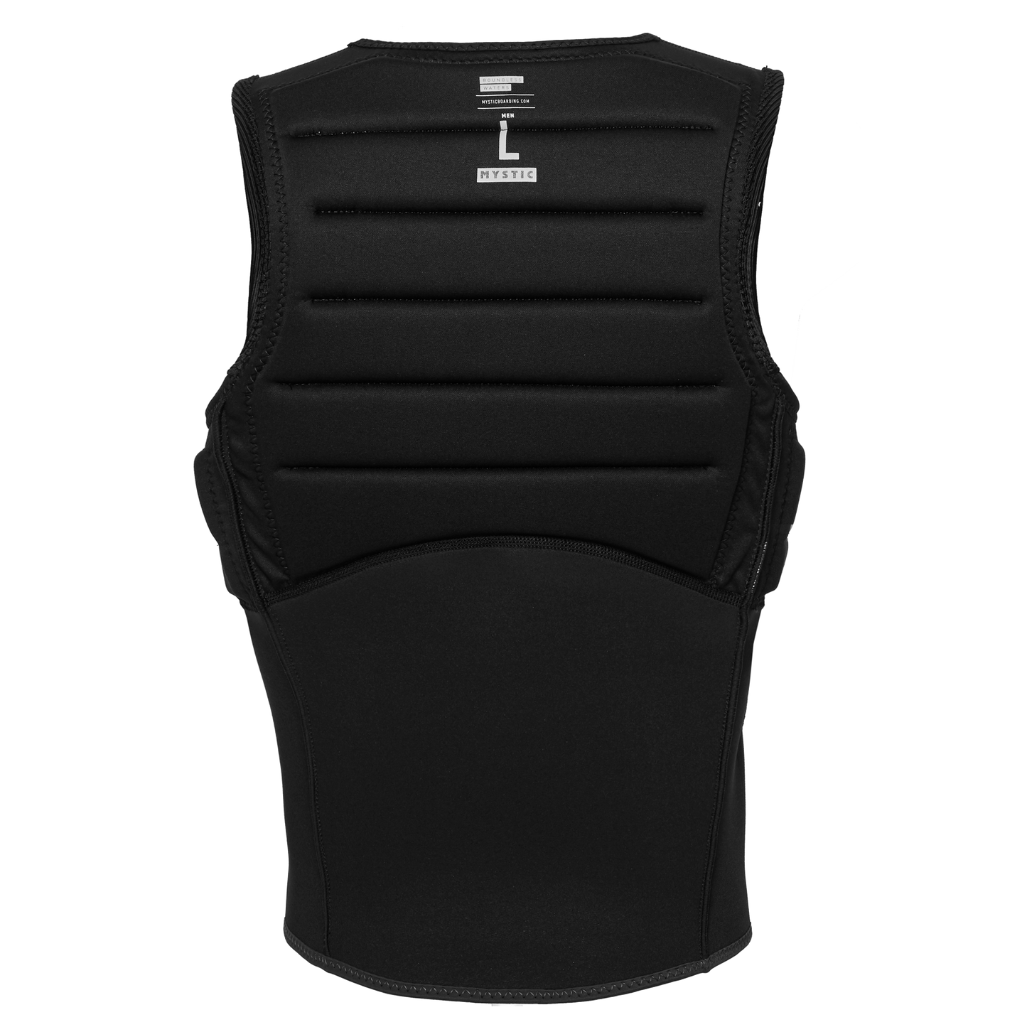MYSTIC MAJESTIC IMPACT VEST FRONT ZIP BLACK