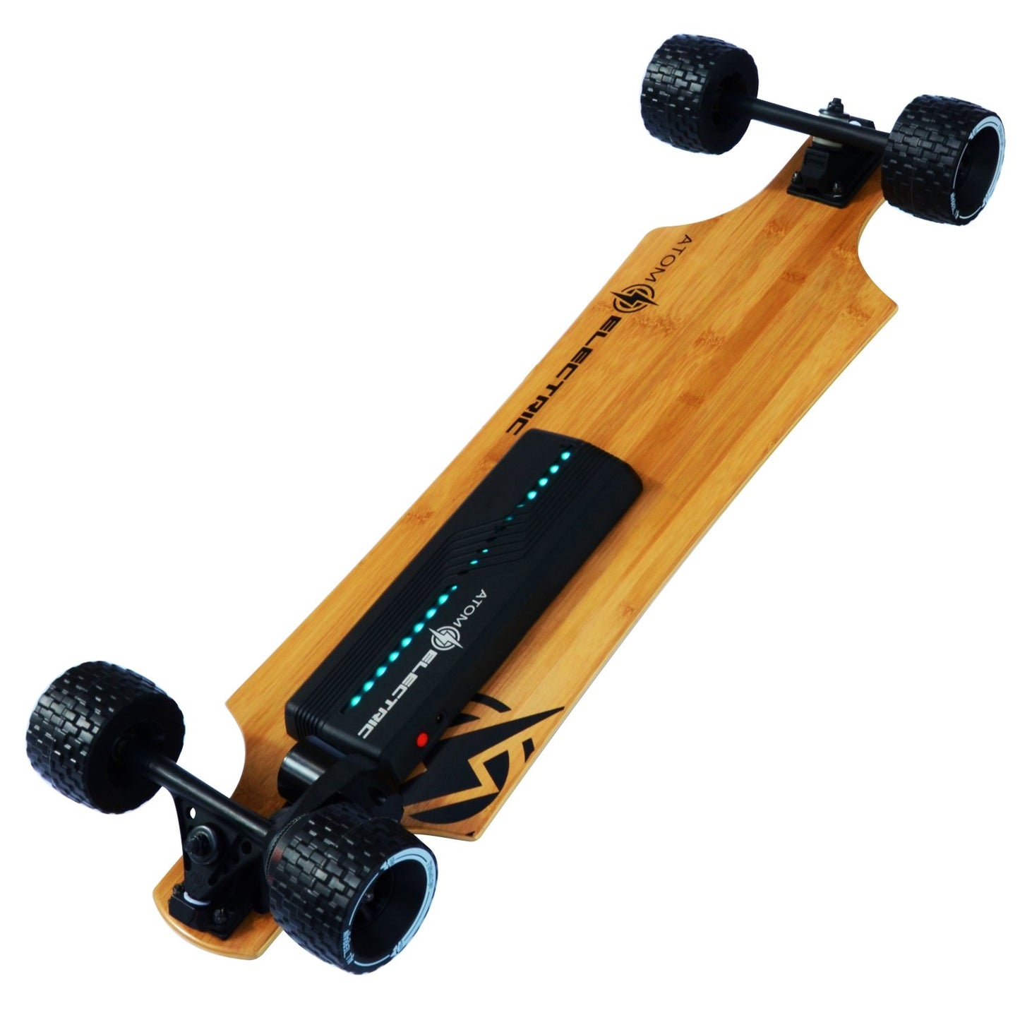 Atom Electric B10X All-Terrain Longboard Skateboard - 90Wh Lithium Battery - 1000W Motor -