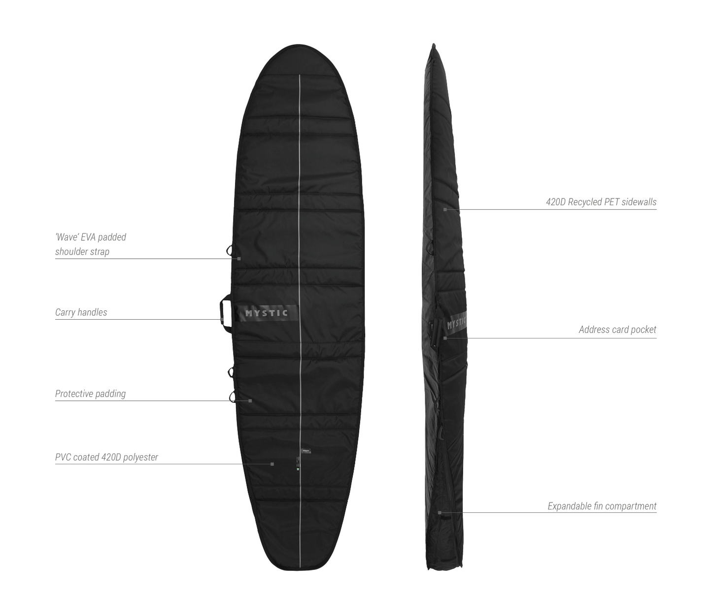 MYSTIC PATROL DAY COVER BOARDBAG 8'