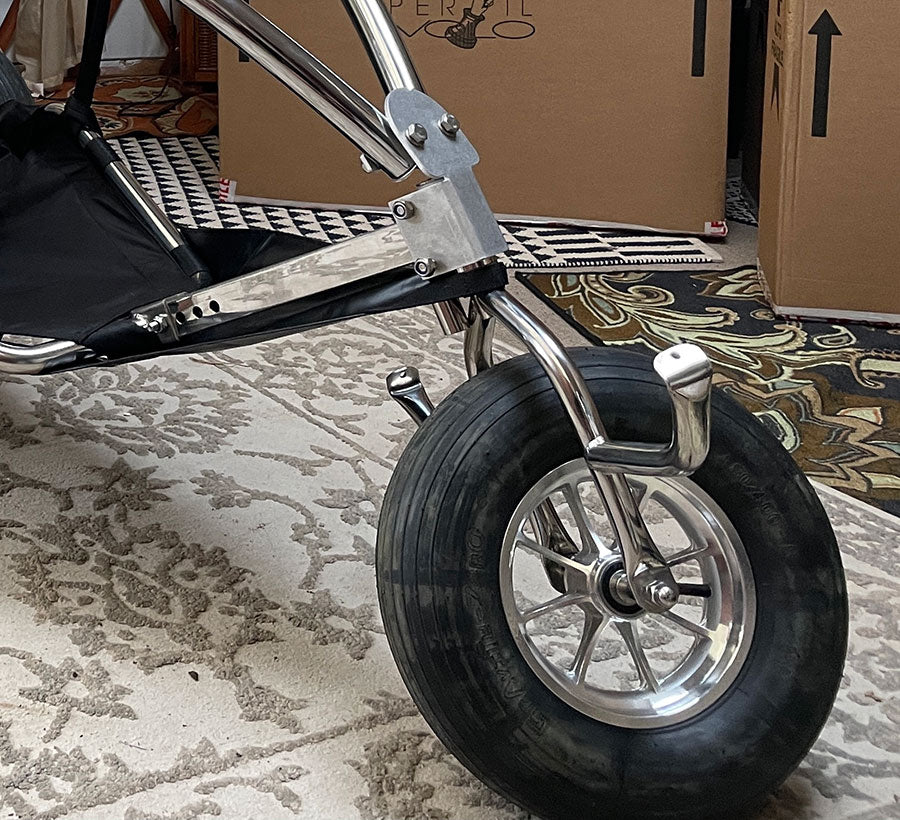 KITEBUGGY LONG AXLE SLIDER 4" TIRES