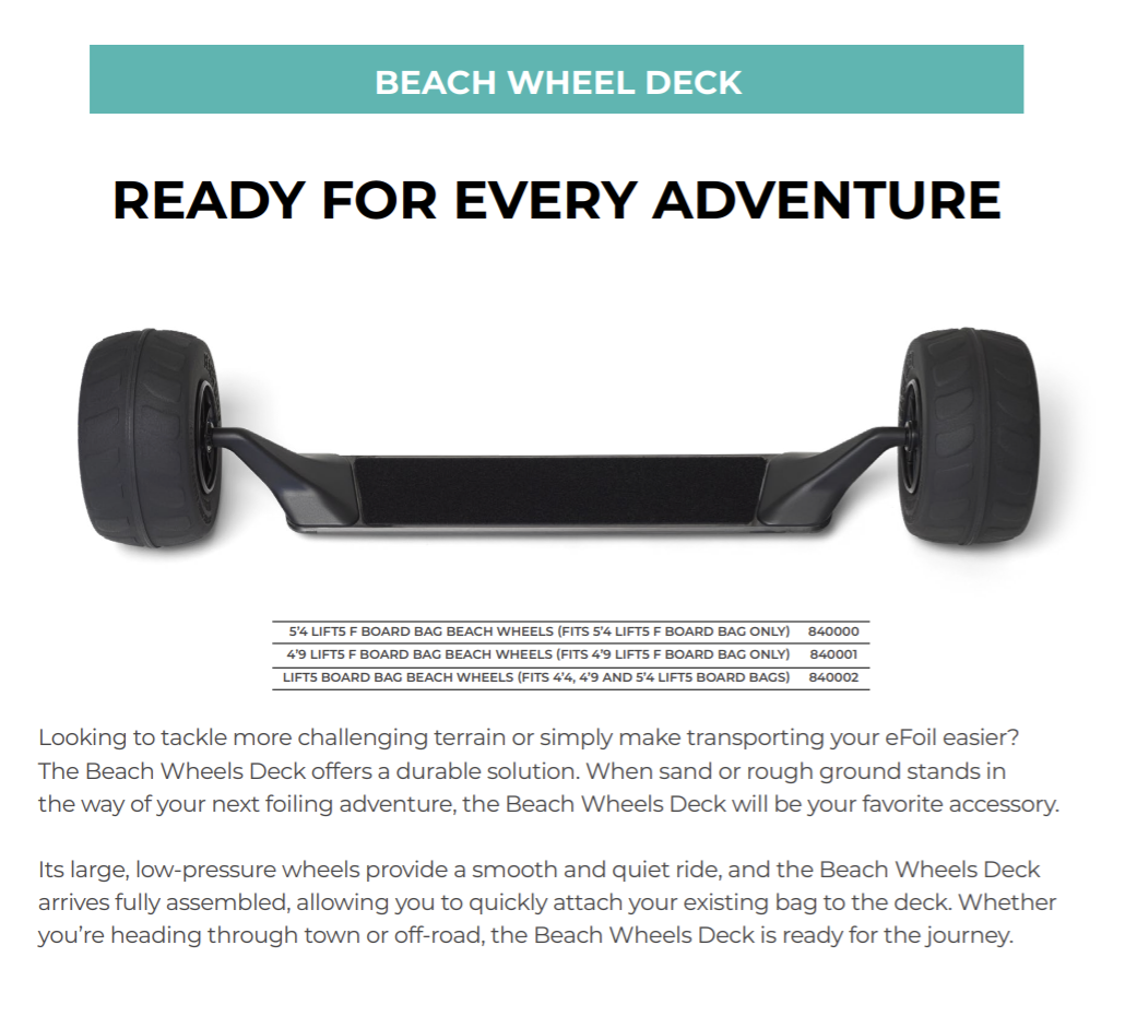 LIFT5 BEACH WHEEL DECK
