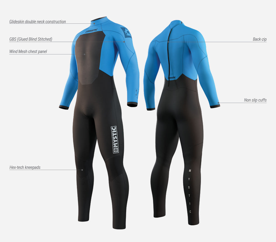 MYSTIC STAR 5/3MM BACKZIP FULL WETSUIT