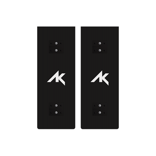 AK GLUE ON INSERT PAD BLACK - SET OF 2