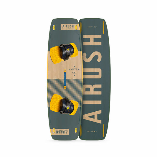 AIRUSH SWITCH 144 x 43 V11 KITEBOARD COMPLETE WITH FINS HANDLE AND FOOTSTRAPS