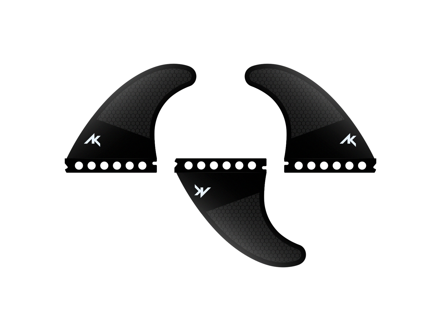 AK FIN AK6 MEDIUM - THRUSTER SET