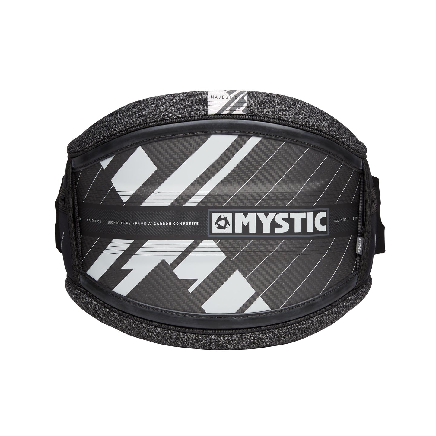 MYSTIC MAJESTIC X WAIST HARNESS BLACK/WHITE