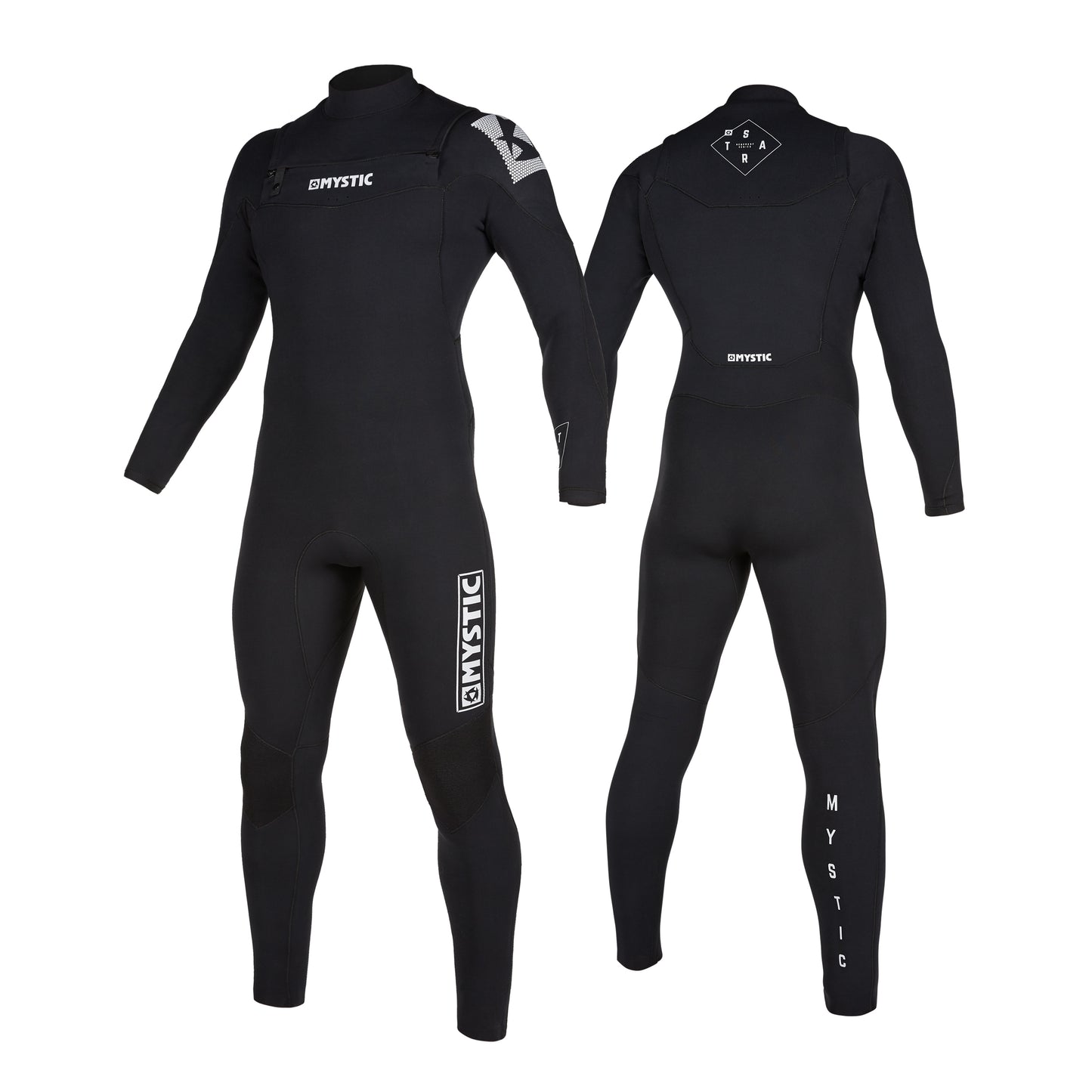 MYSTIC STAR FULLSUIT 5/3MM DOUBLE FRONT ZIP BLACK