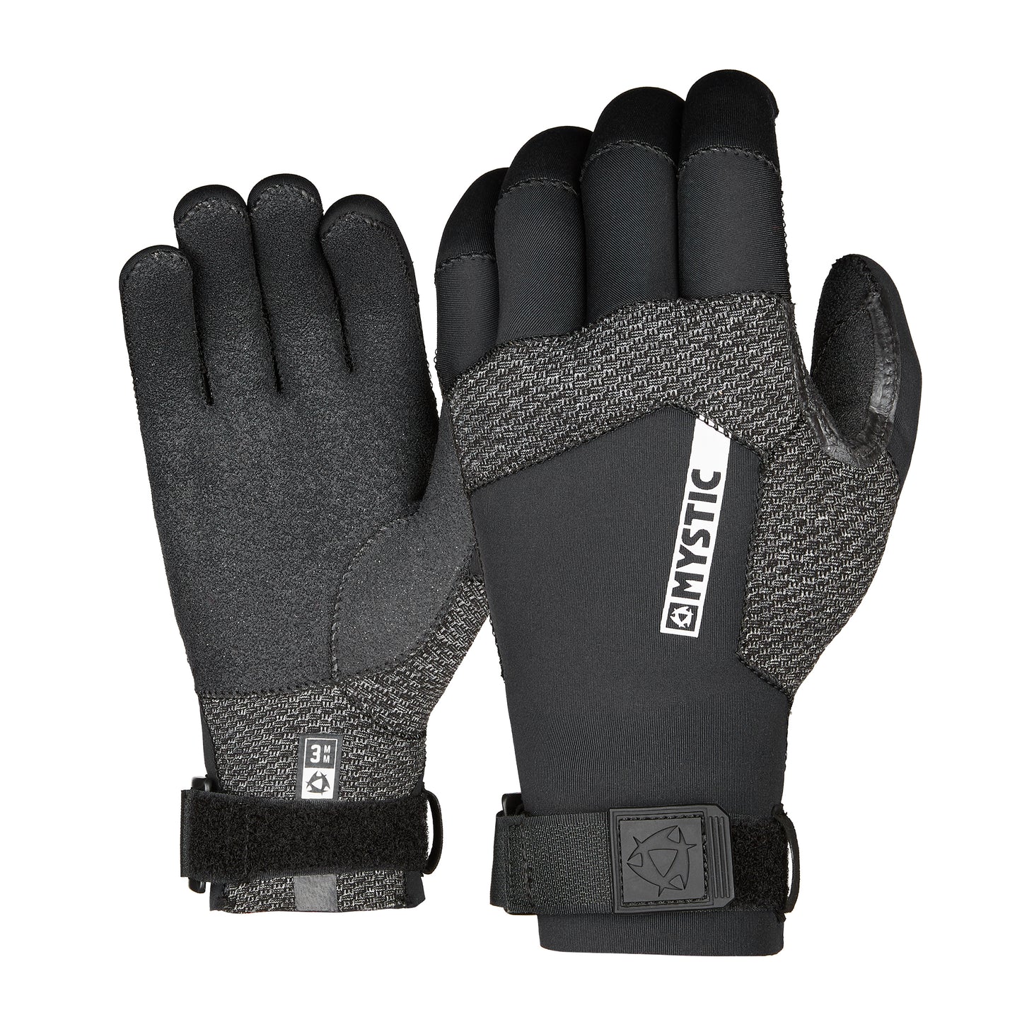 MYSTIC MARSHALL GLOVE 3MM PRECURVED BLACK
