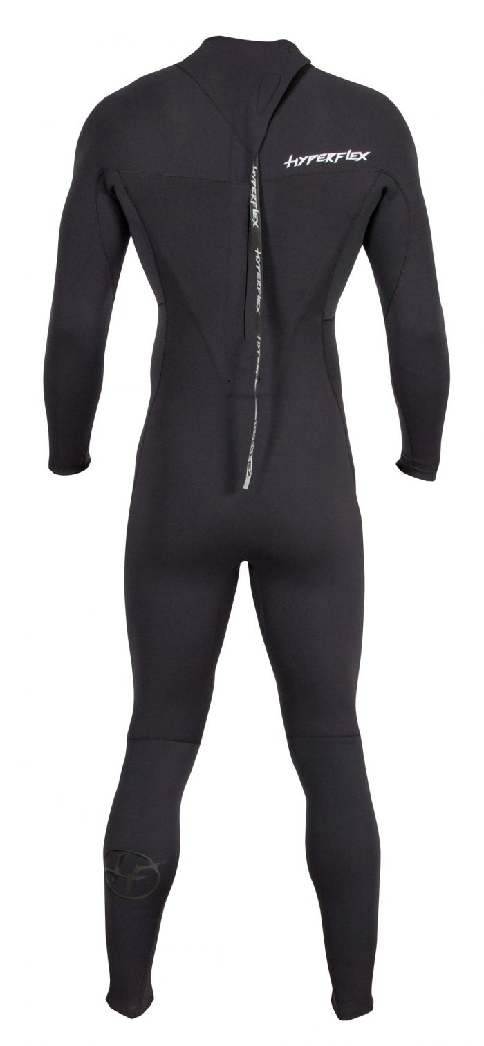 HYPERFLEX VYRL GBS FULLSUIT BACK ZIP 5/4MM