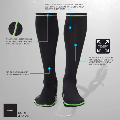 WETSOX NEOPRENE 0.5MM THERMAL ROUND TOE
