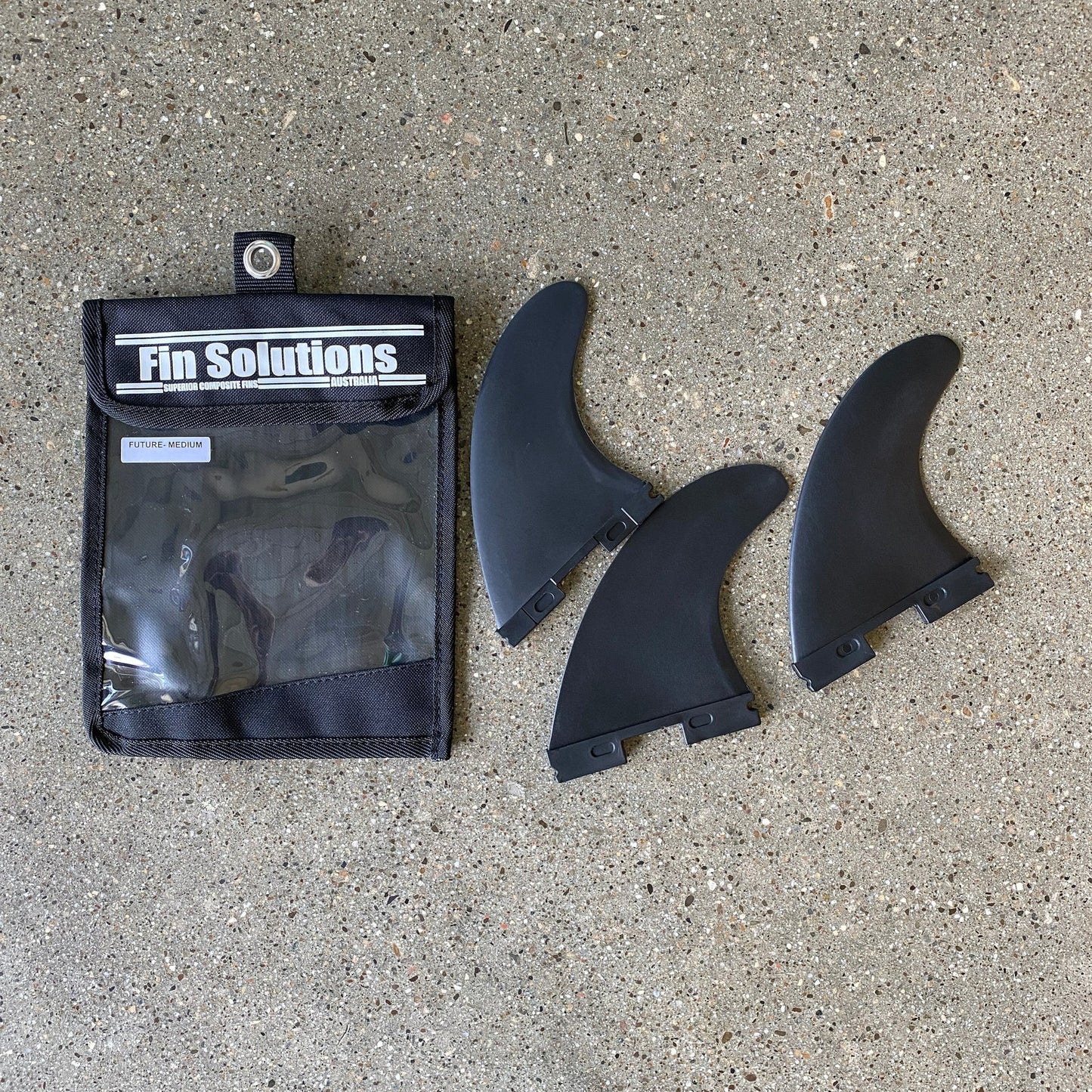 FIN SOLUTIONS FUTURES MEDIUM THRUSTER FIN SET OF 3