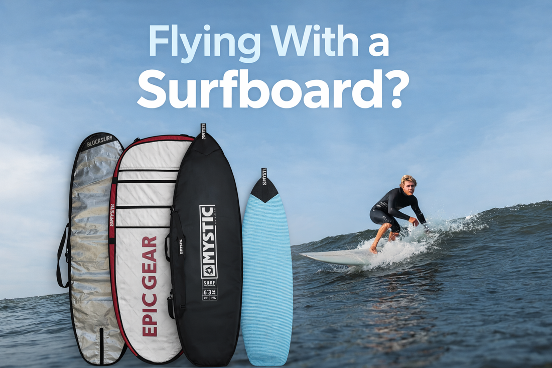 Travel equipment for surfboards by stoke riders
