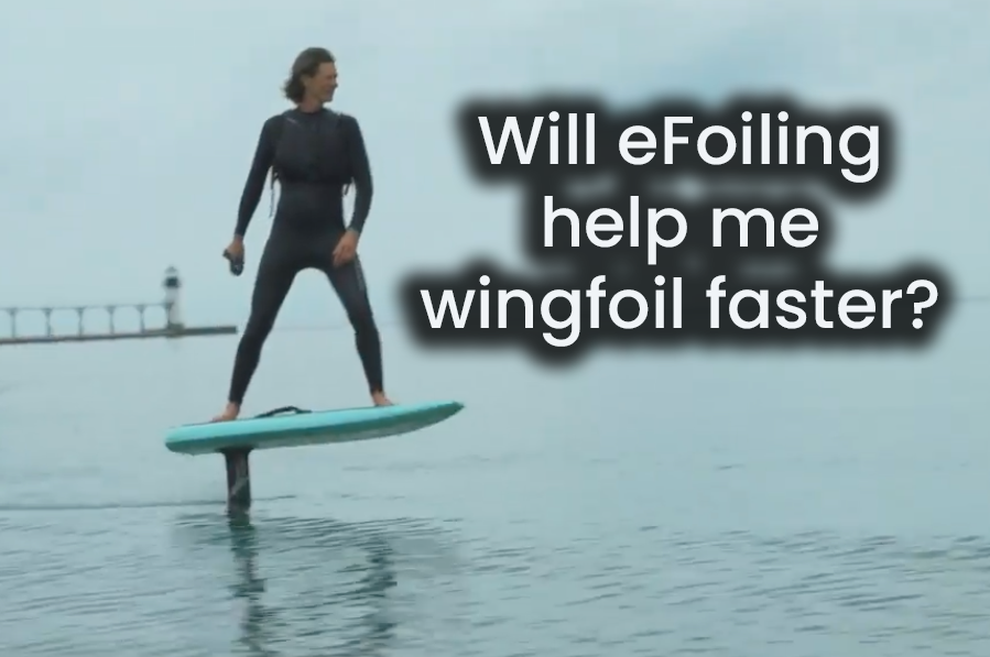 Will eFoiling help me wingfoil faster?