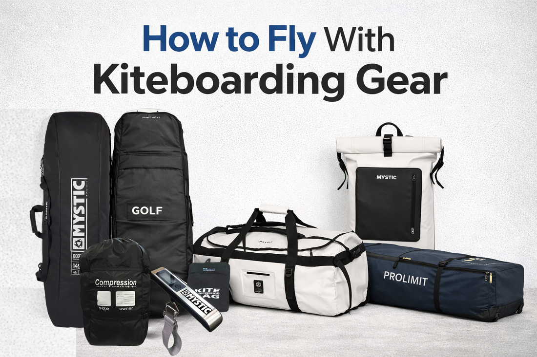 Kiteboarding boardbags and travel accessories in Stoke Riders store