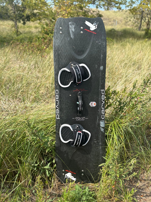 USED 2016 CARVED PREDATOR FULL CARBON CUSTOM LIGHTWIND KITEBOARD