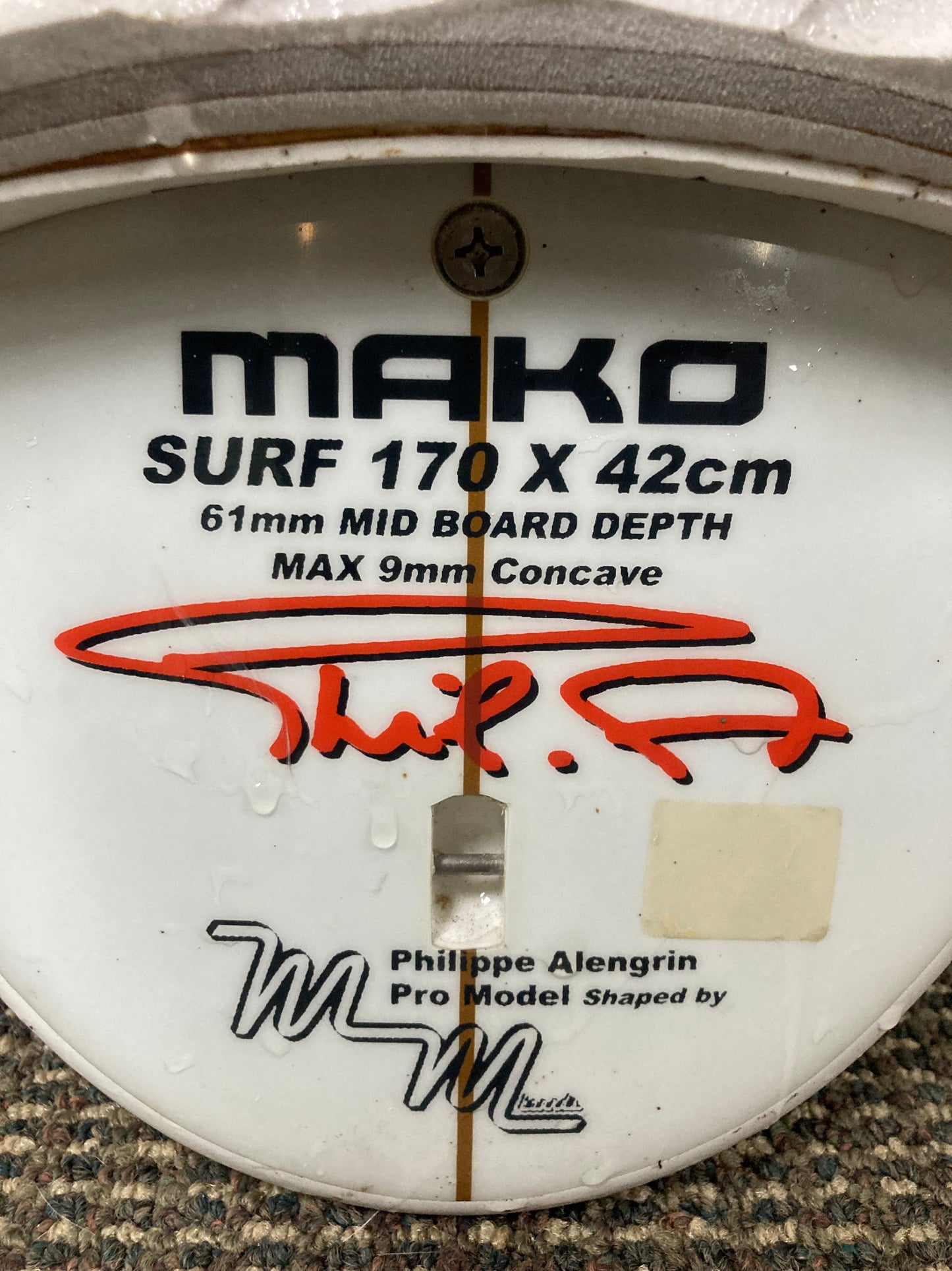 USED OCEAN RODEO MAKO KITESURF BOARD 170CMX42CM