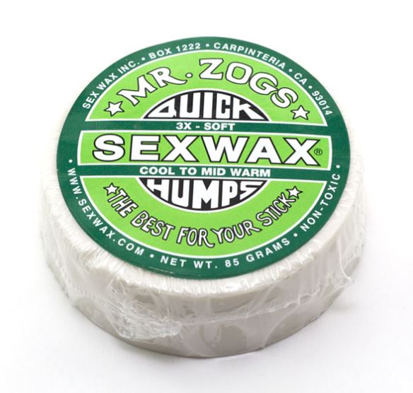 MR ZOGGS SEX WAX QUICK HUMPS 3X COOL TO MID WARM TEMPERATURE