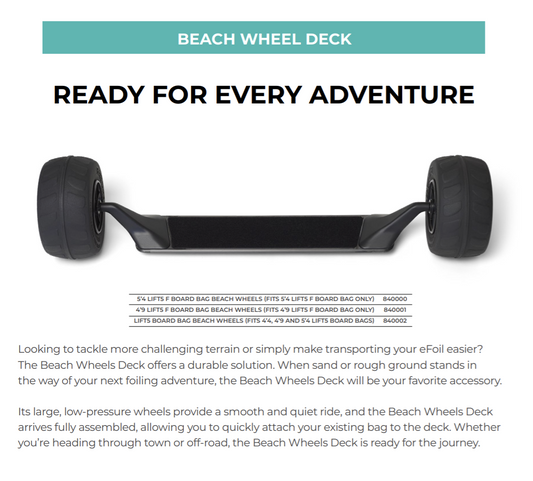 LIFT5 BEACH WHEEL DECK