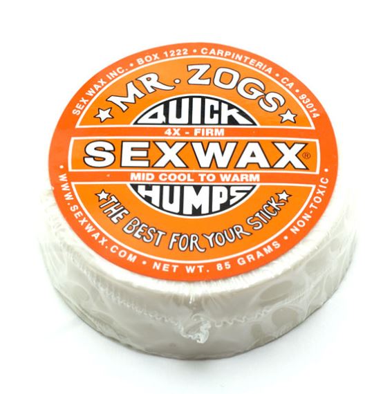 MR ZOGGS SEX WAX QUICK HUMPS 4X MID COOL TO WARM FIRM (BY THE BAR)